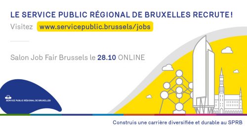 Rendez-vous au Job Fair Brussels (en ligne) ce jeudi 28 octobre !